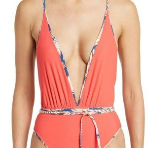 MAAJI Attraction Safari Plunge Reversible One-Piece Swimsuit